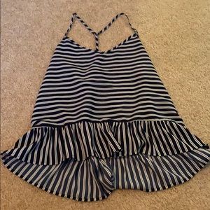 tank blue striped